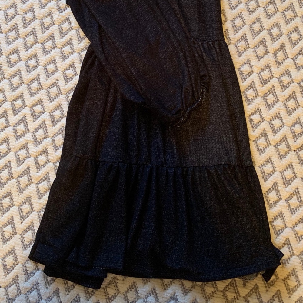 Marled Tiered Peasant Dress - Picture 4 of 4
